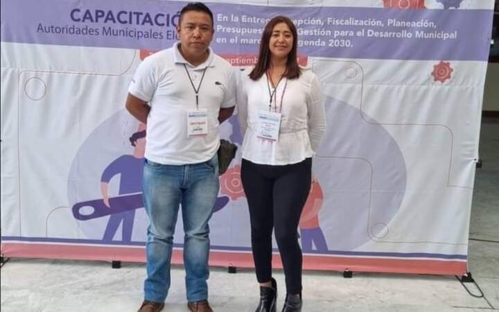 SE CAPACITA ALCALDESA ELECTA DE TENAMPA