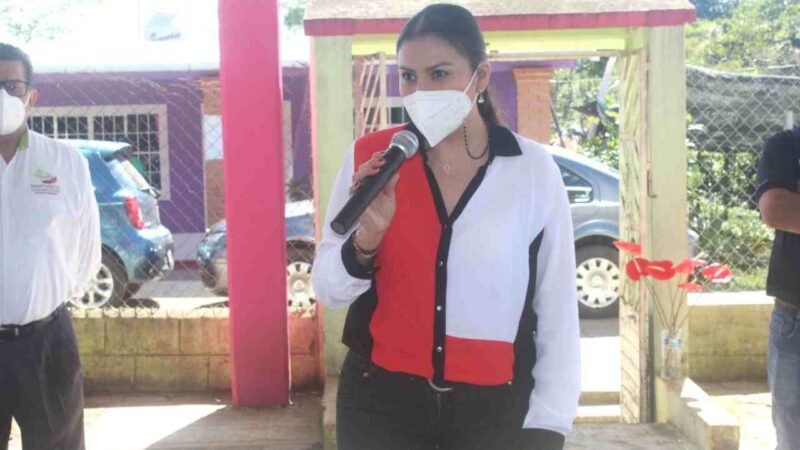 ENTREGAN TECHADO EN PRIMARIA DE AMATIOPA