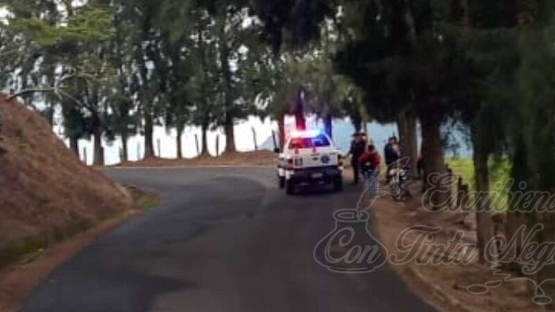 DERRAPA MOTOCICLISTA EN ZENTLA