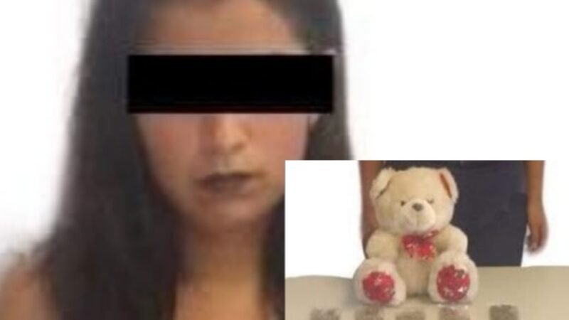 LE ENCUENTRAN DROGA OCULTA EN OSO DE PELUCHE