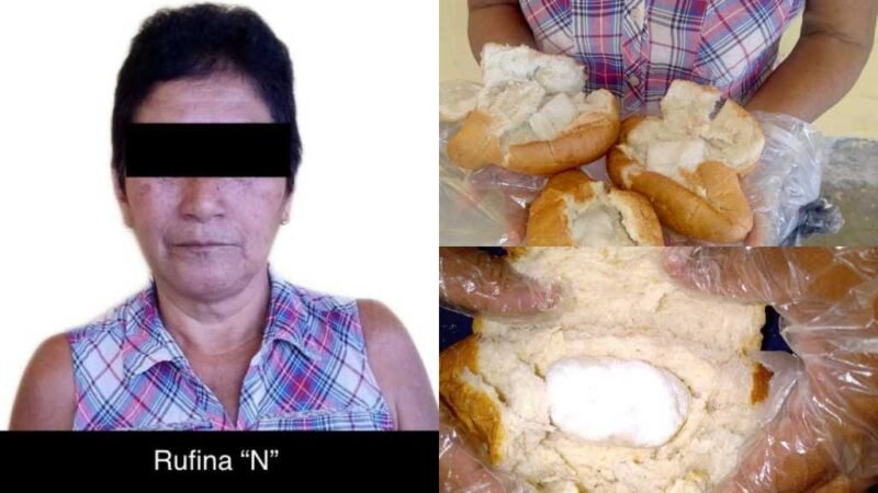 DETIENEN A MUJER CON DROGA