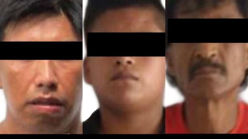 DETIENEN A TRES CON DROGA