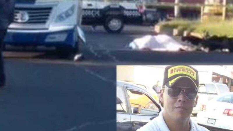 AUTOBÚS MATA A AGENTE DE TRÁNSITO; ERA DE CHOCAMÁN