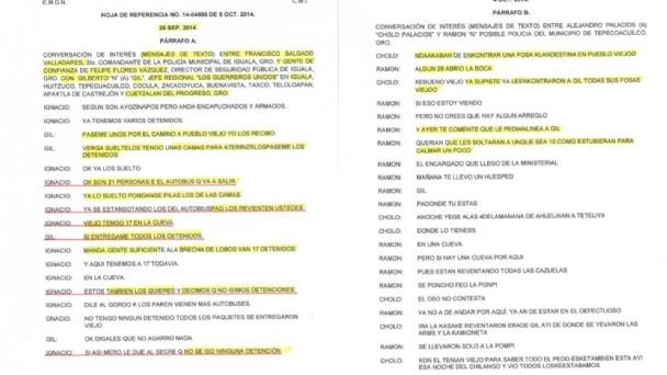 TRAS CRÍTICAS POR OPACIDAD, ENCINAS PUBLICA “INFORMACIÓN RELEVANTE” SOBRE CASO AYOTZINAPA