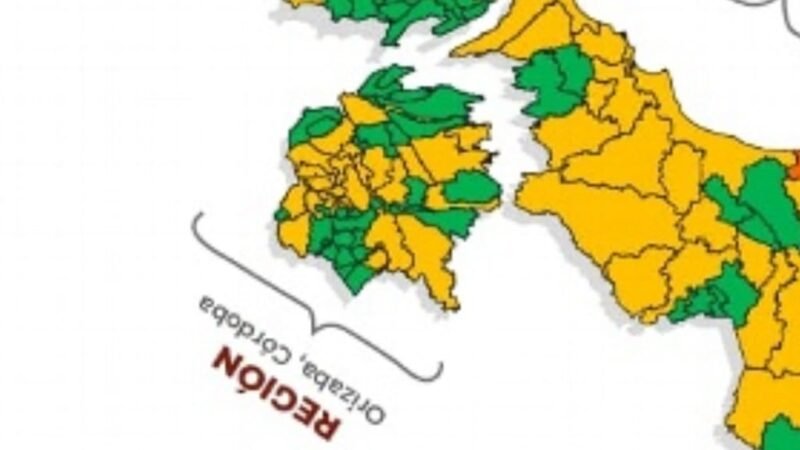 COSCOMATEPEC Y HUATUSCO SE MANTIENEN EN AMARILLO