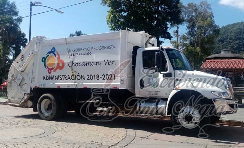 DEJAN SIN SERVICIO DE LIMPIA PÚBLICA A CHOCAMÁN