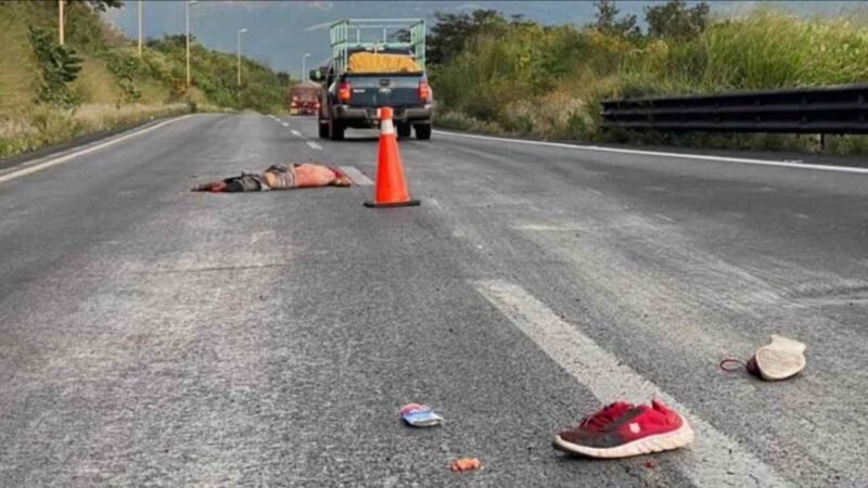 IDENTIFICAN A DESPEDAZADO EN LA AUTOPISTA; ERA DE MALTRATA