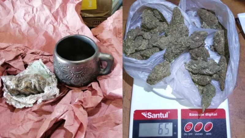 ASEGURAN PAQUETES CON DROGA