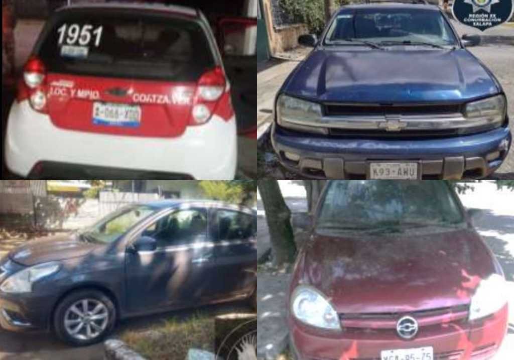 RECUPERA SSP NUEVE VEHÍCULOS EN DIVERSOS MUNICIPIOS