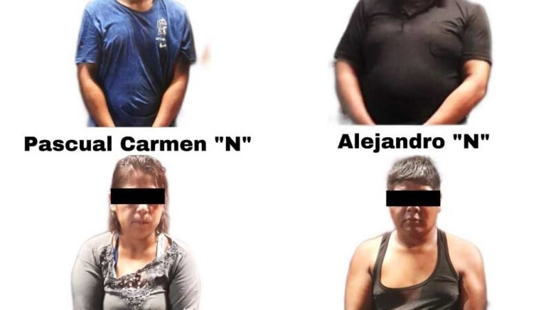 CAPTURAN A 4 CON ARMAS