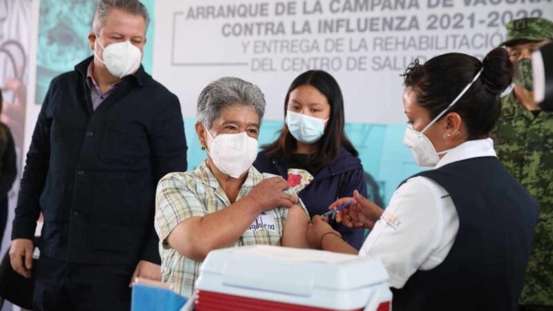 INICIA CAMPAÑA DE VACUNACIÓN CONTRA LA INFLUENZA 2021