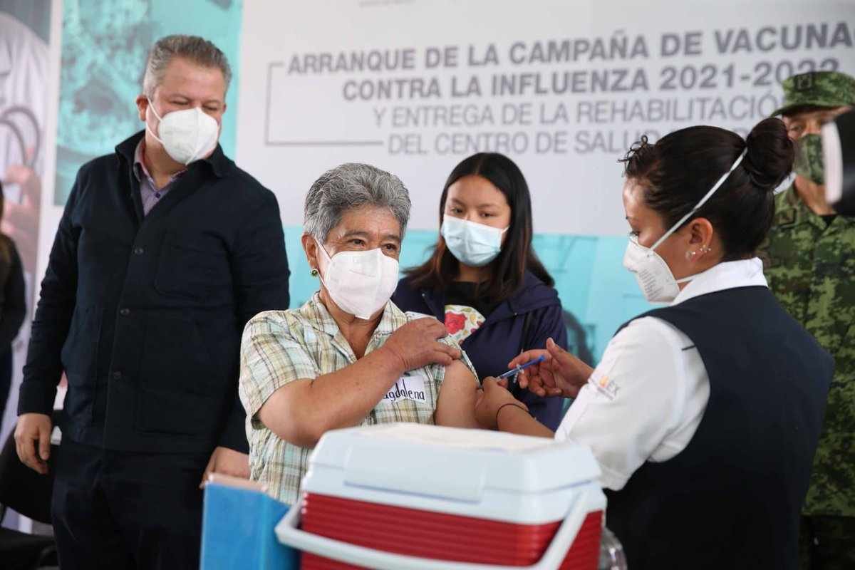 INICIA CAMPAÑA DE VACUNACIÓN CONTRA LA INFLUENZA 2021