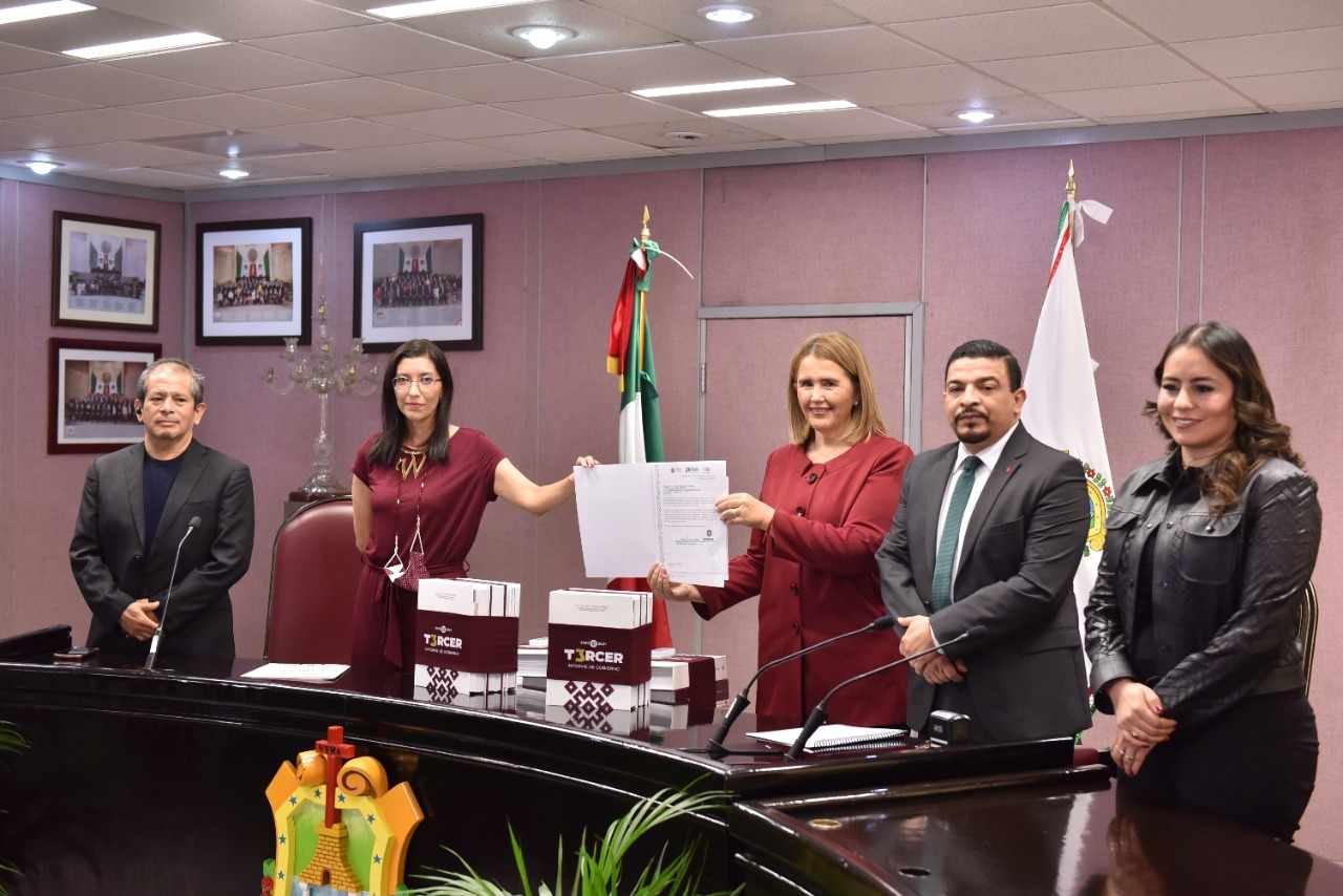 RECIBE LXVI LEGISLATURA EL TERCER INFORME DEL GOBERNADOR CUITLÁHUAC GARCÍA