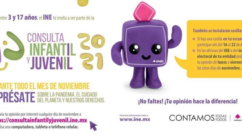 INE LLAMA A NIÑOS A PARTICIPAR EN CONSULTA INFANTIL Y JUVENIL 2021