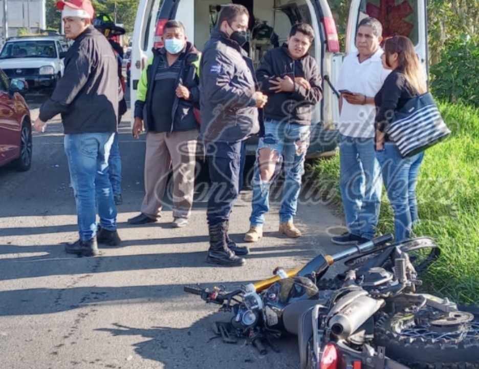 CHOCA MAESTRA CONTRA MOTOCICLISTAS