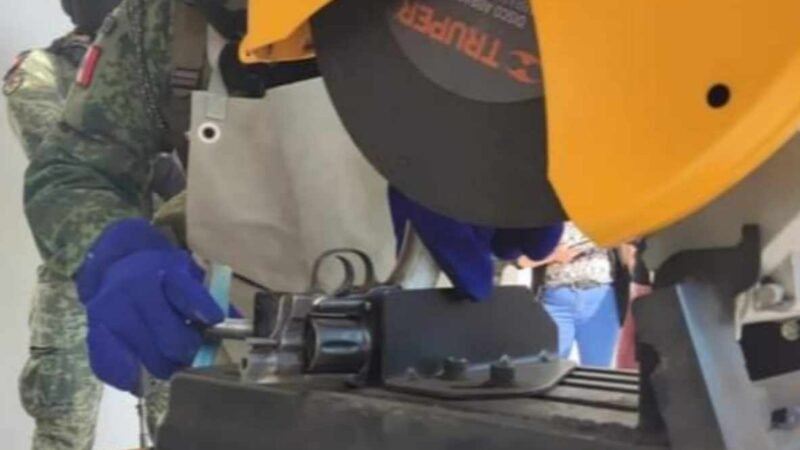 PONEN EN MARCHA CAMPAÑA DE CANJE DE ARMAS