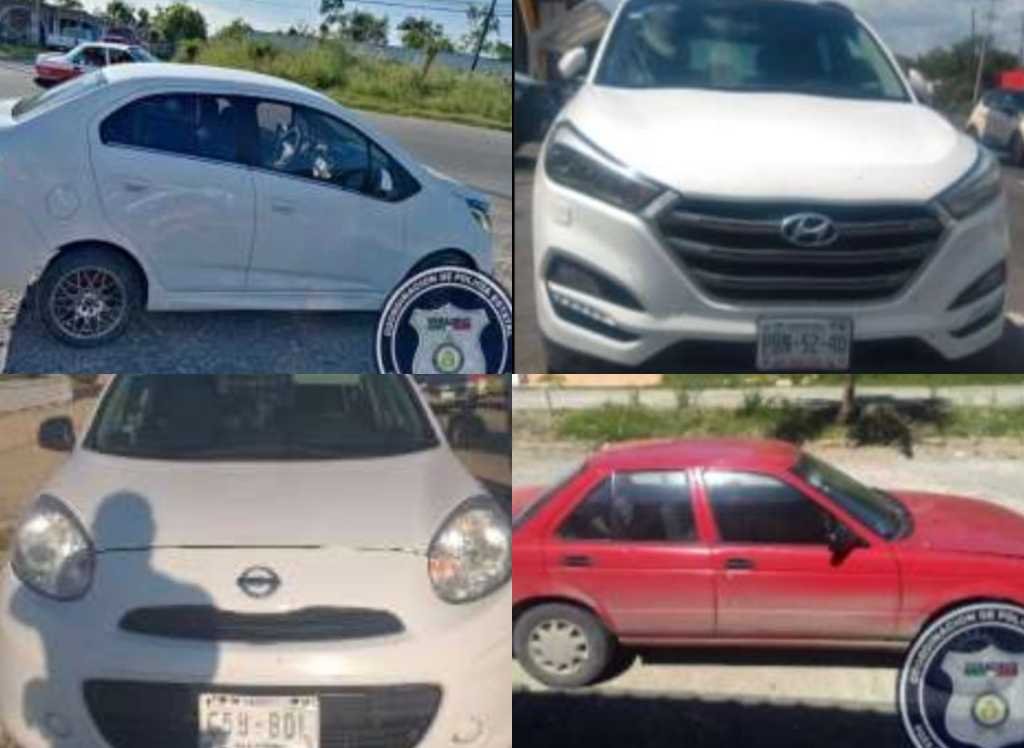 RECUPERA SSP 9 UNIDADES VEHICULARES EN SEIS MUNICIPIOS