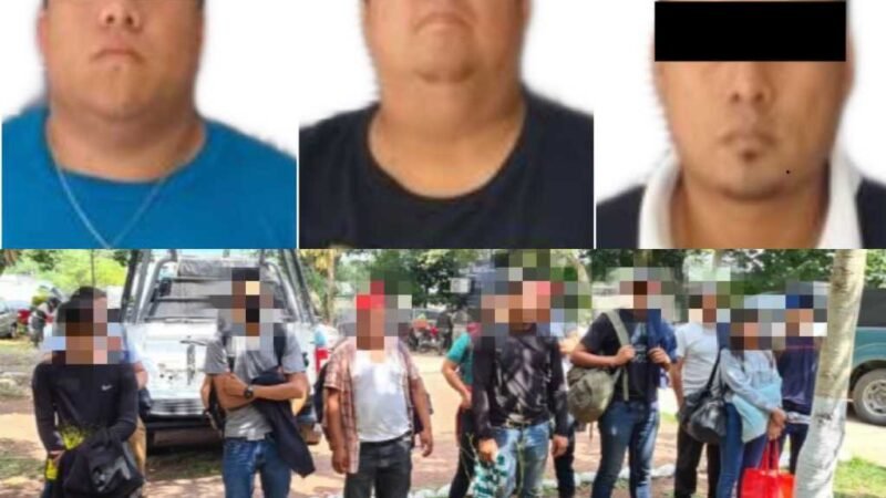 DETIENEN A TRAFICANTES DE PERSONAS