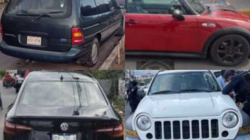 RECUPERA SSP 15 UNIDADES VEHICULARES EN NUEVE MUNICIPIOS
