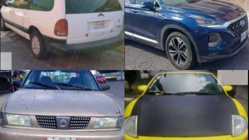 RECUPERA SSP 13 UNIDADES AUTOMOTORAS EN 10 MUNICIPIOS
