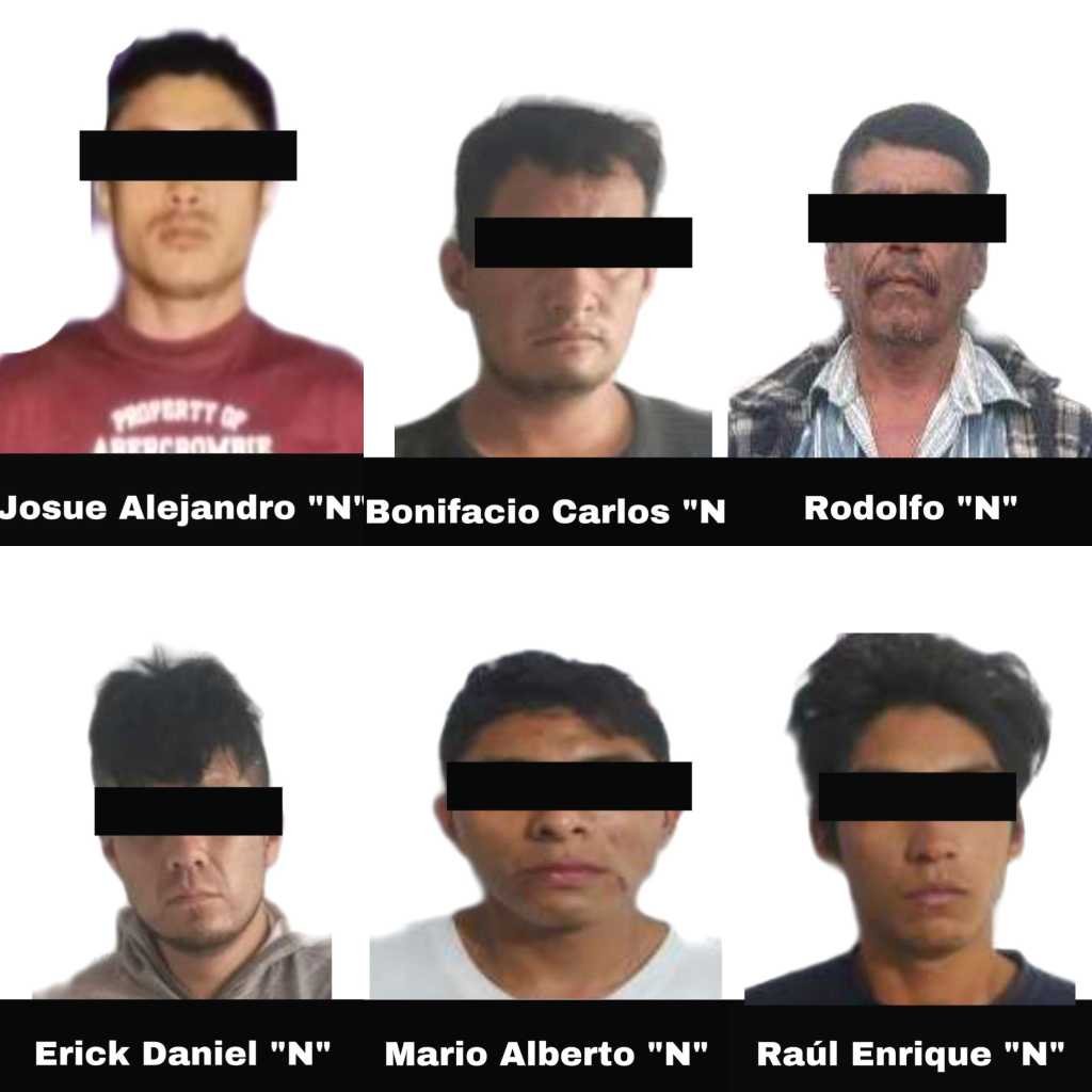 REGISTRA SSP OCHO DETENCIONES EN SEIS MUNICIPIOS