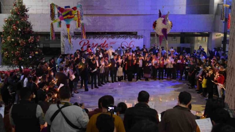 EN EL CONGRESO, REALIZAN TRADICIONAL POSADA DECEMBRINA