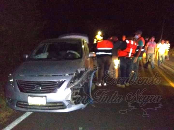 EBRIO PROVOCA CHOQUE EN COMAPA
