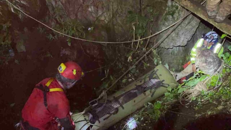 SE MATA AL CAER A SÓTANO