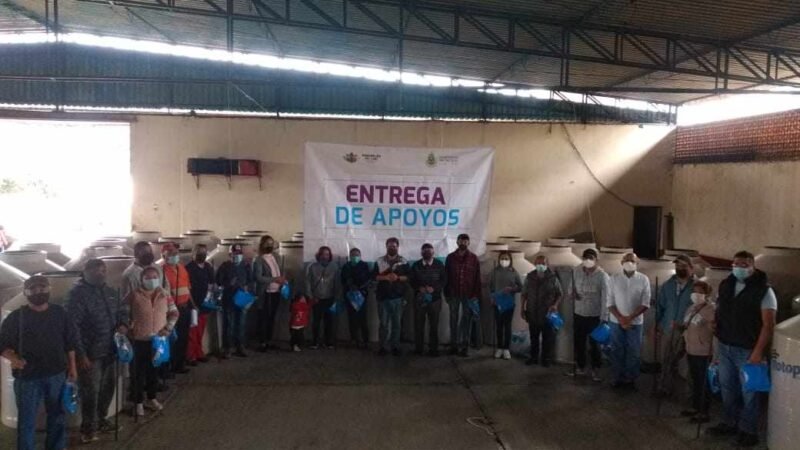 CONCLUYE ENTREGA DE ALMACENAMIENTOS CON 773 UNIDADES