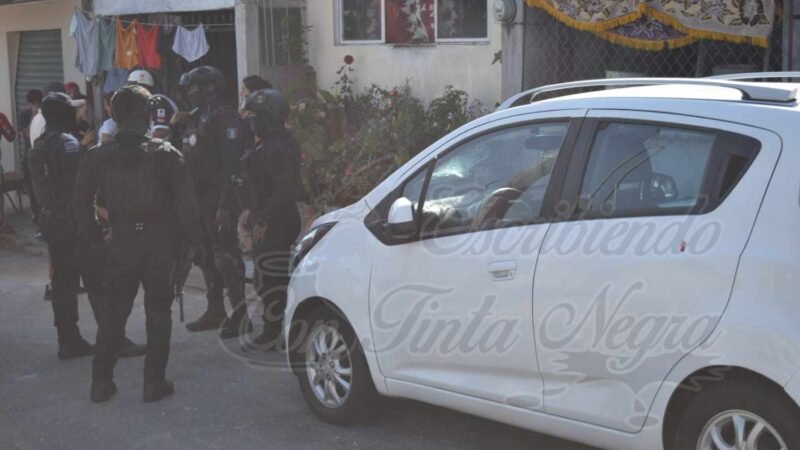 BALEAN A TAXISTA EN LA COLONIA ANTORCHISTA