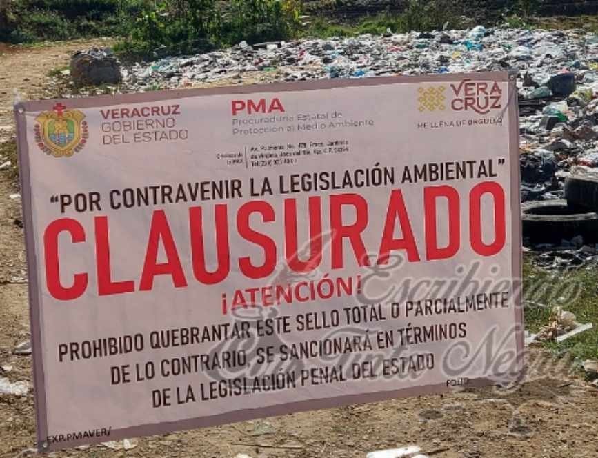 CLAUSURAN TIRADERO DE TOMATLÁN