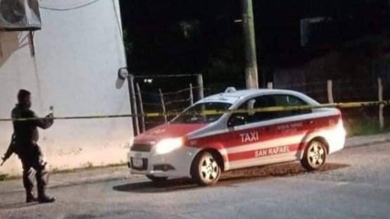EJECUTAN A TAXISTA