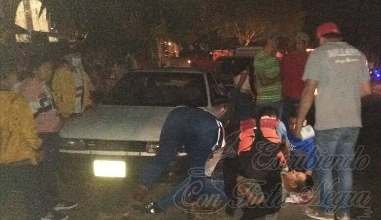 DERRAPA MOTOCICLISTA EN COMAPA