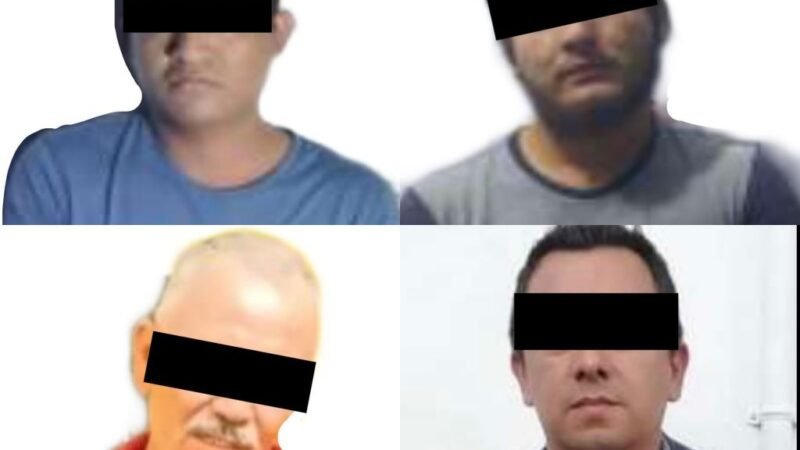 DETIENEN A 4 CON ARMAS