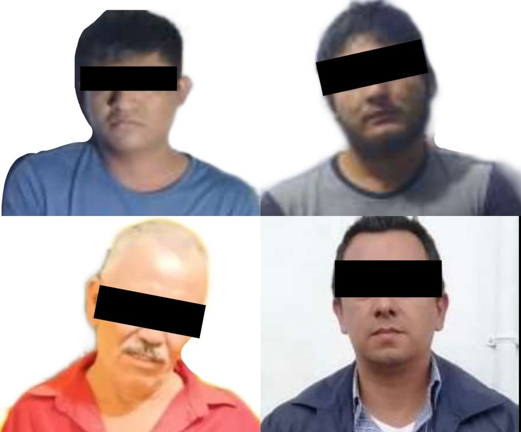 DETIENEN A 4 CON ARMAS