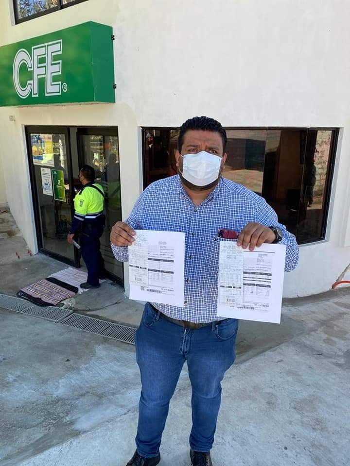 CUBRE VENTURA DEMUNER ADEUDO CON CFE