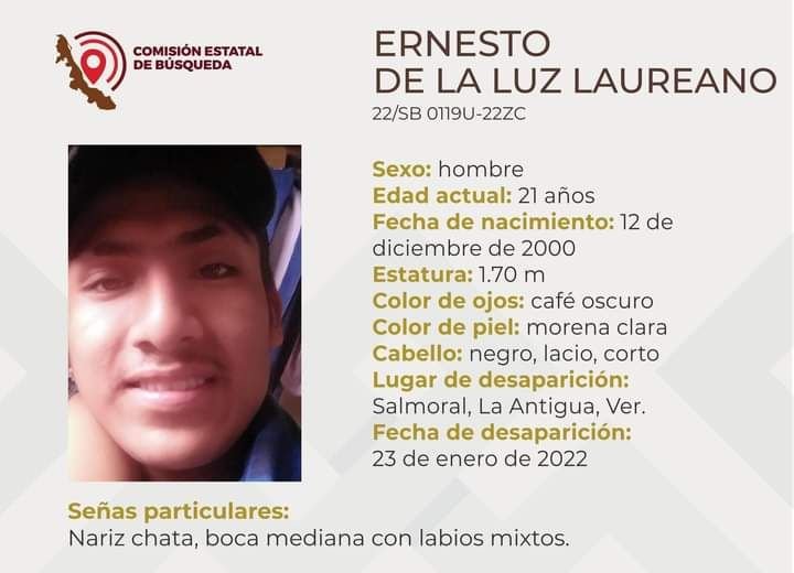 JOVEN DE COSCOMATEPEC DESAPARECE EN LA ANTIGUA