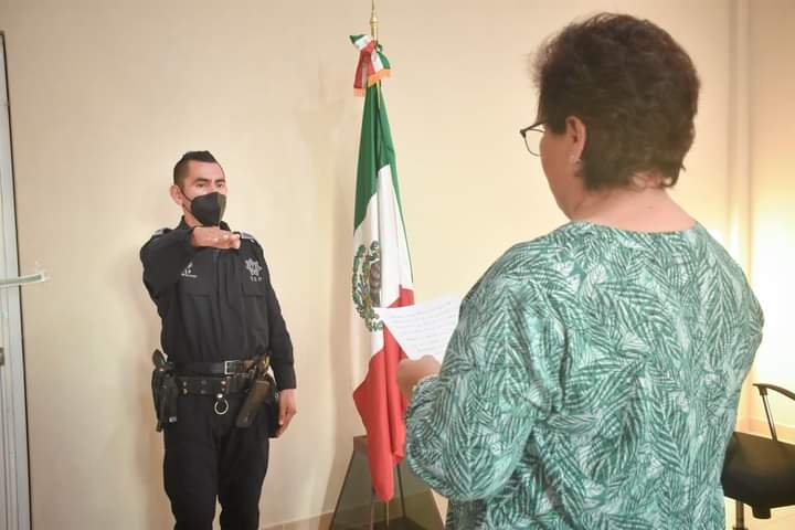 RINDE PROTESTA PRIMER COMANDANTE DE TOTUTLA