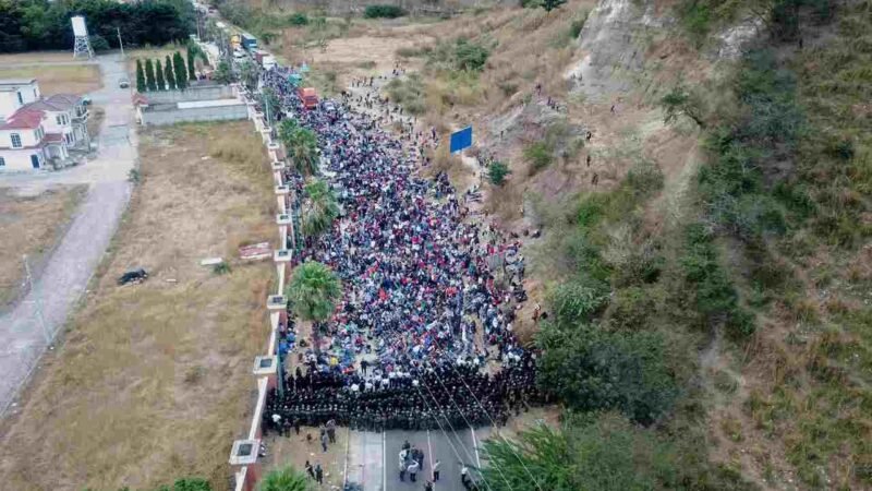 GUATEMALA ALISTA OPERATIVO POR POSIBLE LLEGADA DE CARAVANA MIGRANTE