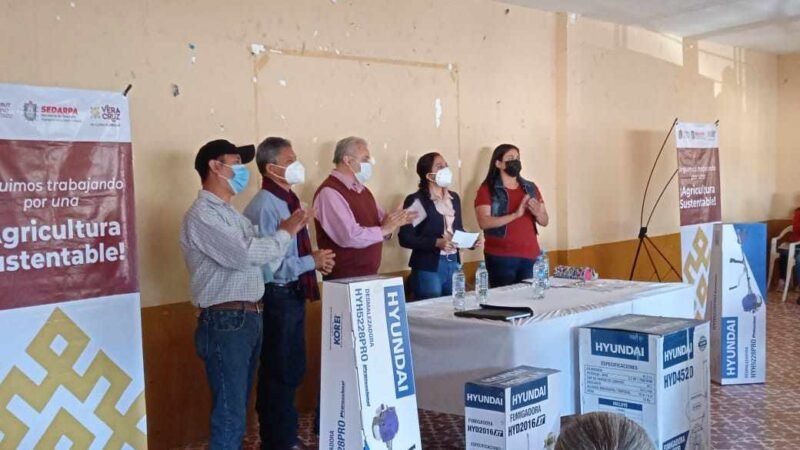 ENTREGA SEDARPA APOYOS A PRODUCTORES DE CAFÉ Y CAÑA DE AZÚCAR