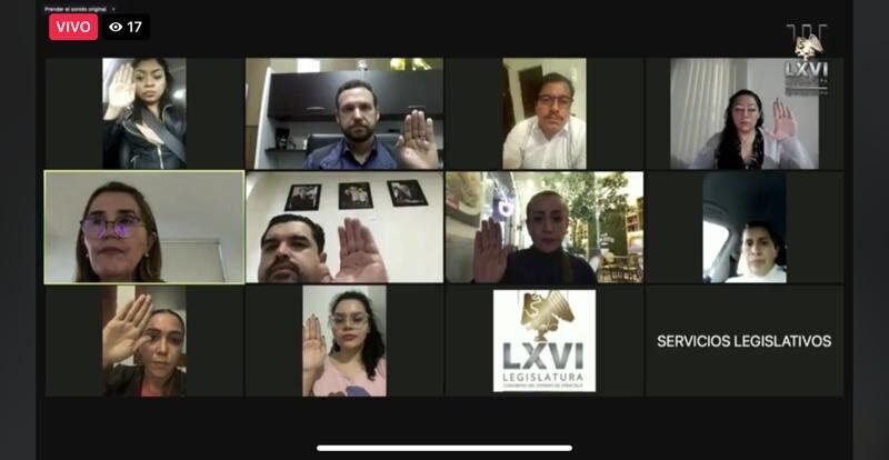 INSTALAN LA DIPUTACIÓN PERMANENTE DEL PRIMER RECESO LEGISLATIVO