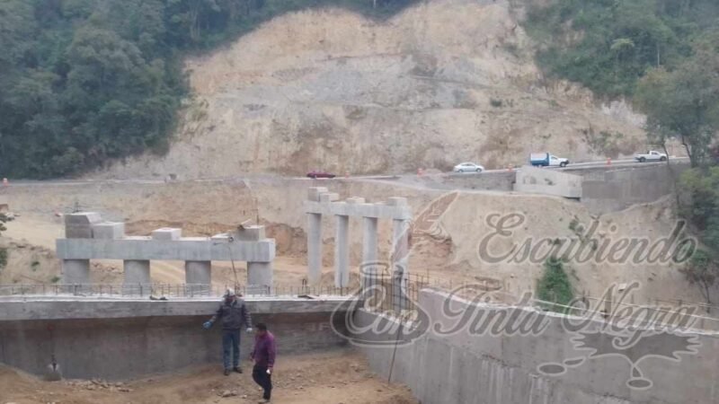 A MARCHAS FORZADAS, AVANZA OBRA DEL PUENTE DE CHOCAMÁN