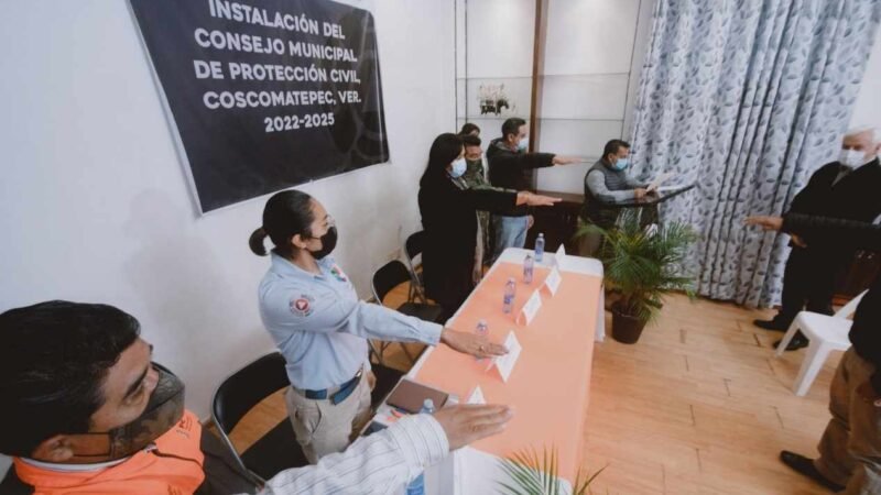 CONFORMAN CONSEJO DE PROTECCIÓN CIVIL EN COSCOMATEPEC