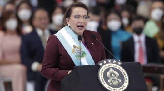 XIOMARA CASTRO JURA COMO PRESIDENTA DE HONDURAS