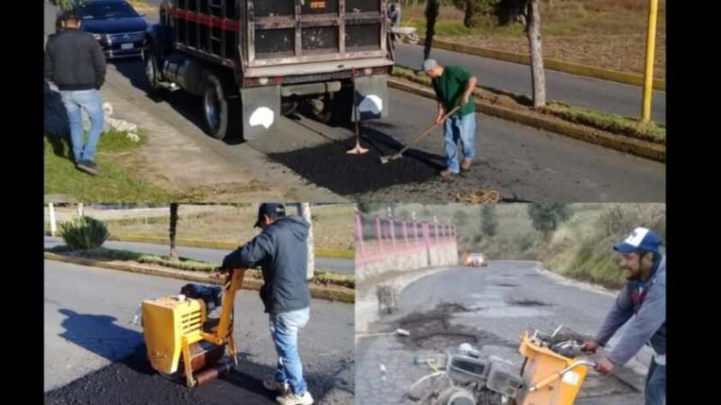 INICIA REHABILITACIÓN DE CAMINOS EN CALCAHUALCO