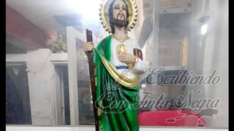 SE ROBAN A SAN JUDAS TADEO; LO RECUPERA LA POLICÍA