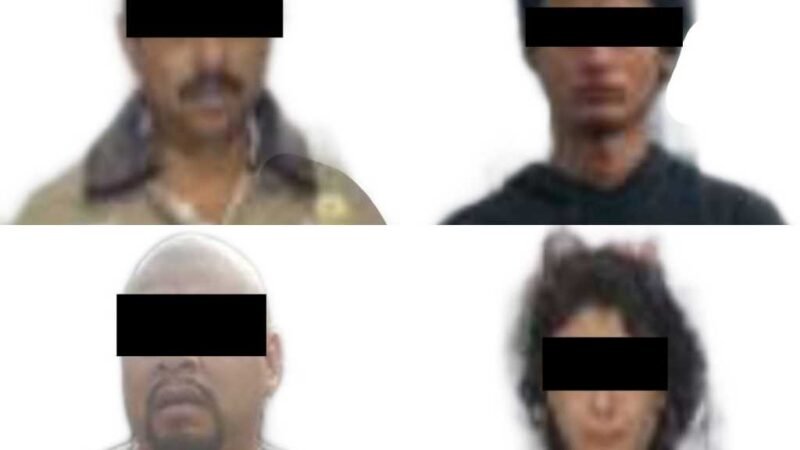 DETIENE SSP A CUATRO PERSONAS CON DROGA Y ARMAS