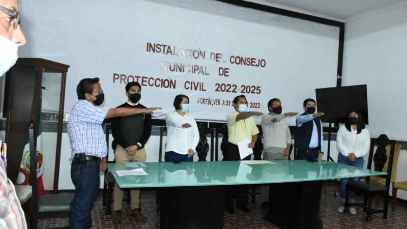 INSTALAN CONSEJO DE PROTECCIÓN CIVIL MUNICIPAL