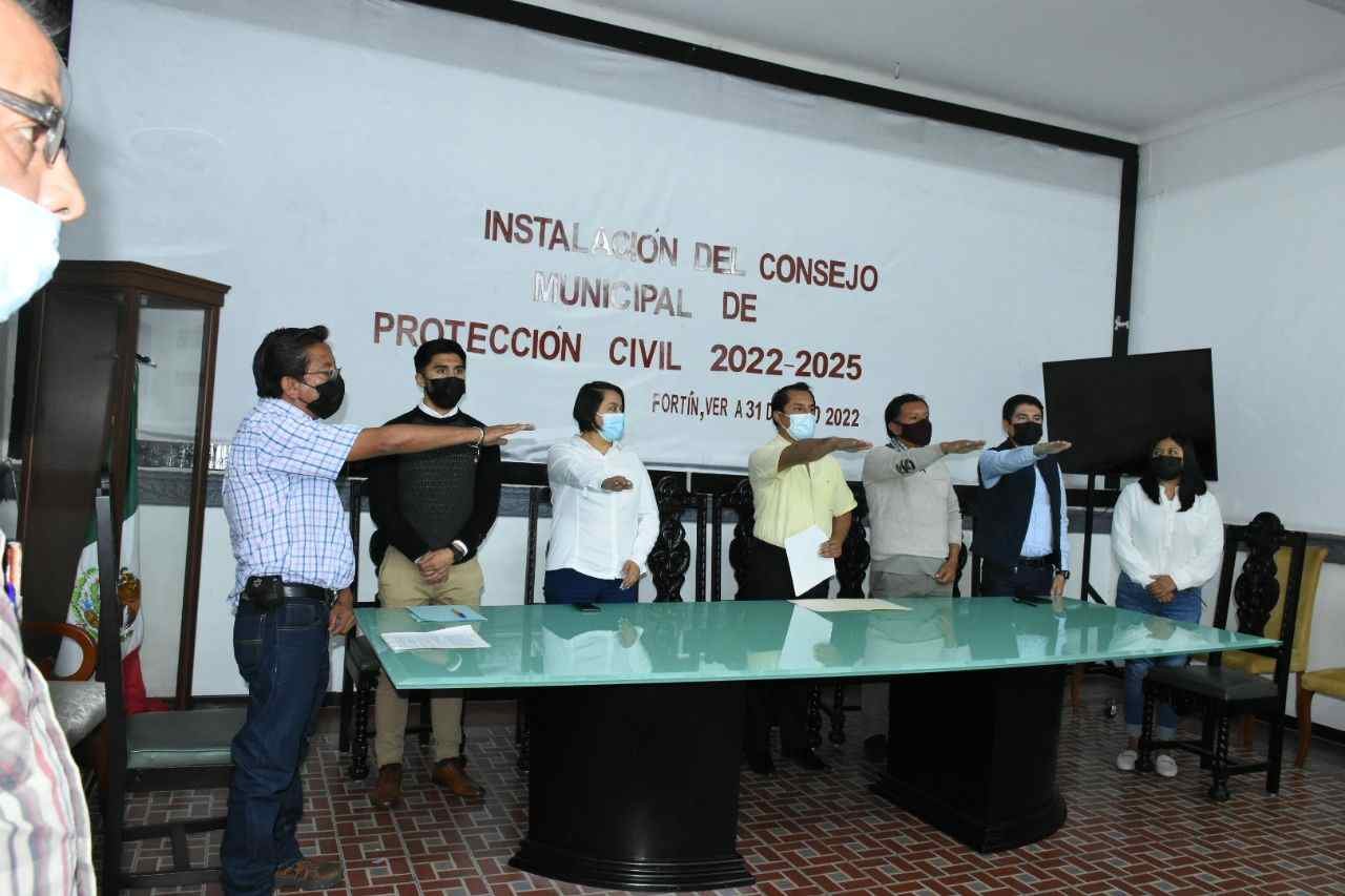 INSTALAN CONSEJO DE PROTECCIÓN CIVIL MUNICIPAL