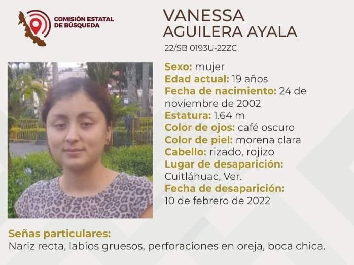 DESAPARECE JOVEN DE YANGA